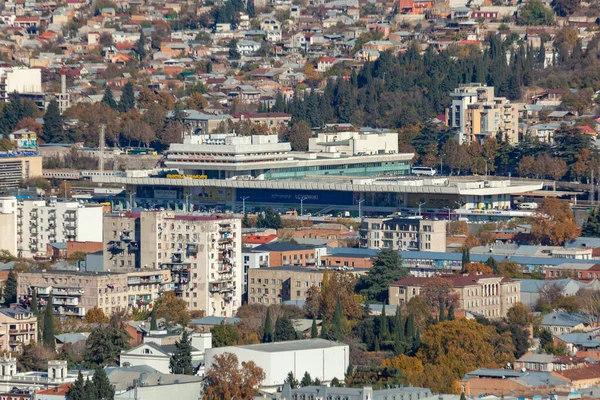 格鲁吉亚第比利斯 2020年11月23日 第比利斯美丽的风景 火车站 — 图库照片