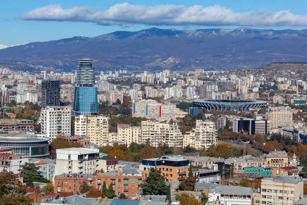 Tiflis Georgia Noviembre 2020 Vista Aérea Boris Paichadze Dinamo Arena — Foto de Stock