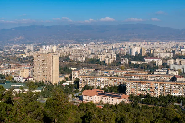 Tiflis Georgien November 2020 Blick Auf Die Wohngebiete Von Tiflis — Stockfoto