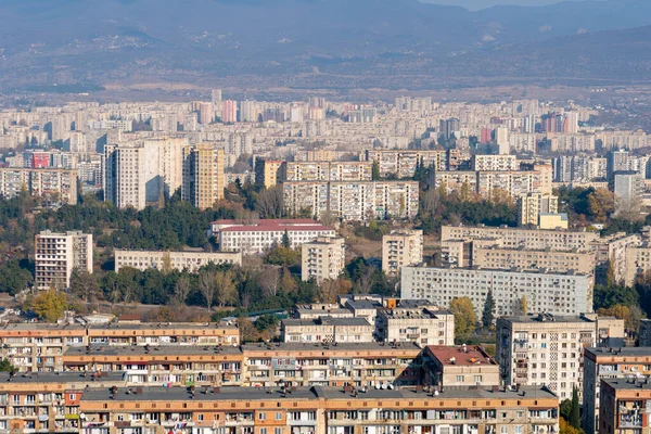Tiflis Georgien November 2020 Blick Auf Die Wohngebiete Von Tiflis — Stockfoto