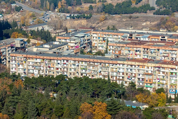Tbilissi Géorgie Novembre 2020 Vue Sur Les Quartiers Résidentiels Tbilissi — Photo