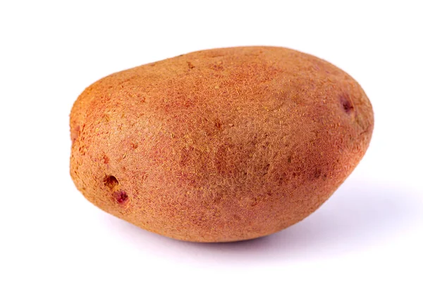 Aardappelknollen Geïsoleerd Een Witte Achtergrond Groenten Fruit — Stockfoto