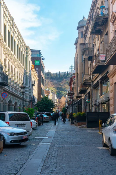 Tbilisi Gruzie Dubna 2021 Staré Historické Domy Tbilisi Cestování — Stock fotografie