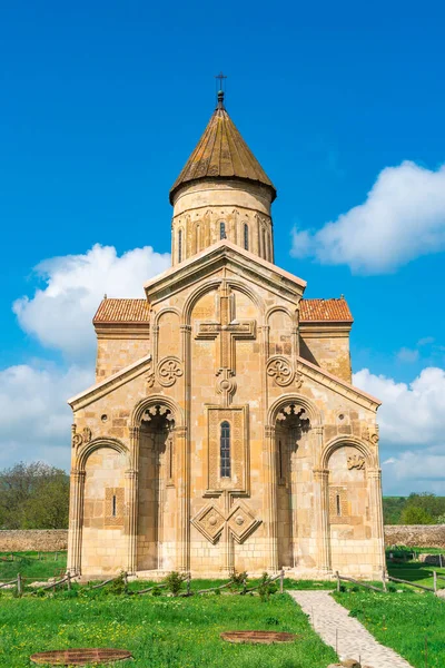 Vecchia Chiesa Ortodossa Nel Villaggio Samtavisi Georgia Architettura — Foto Stock