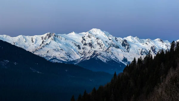 Belle Vue Sur Les Montagnes Svaneti Région Montagneuse Géorgie Paysage — Photo