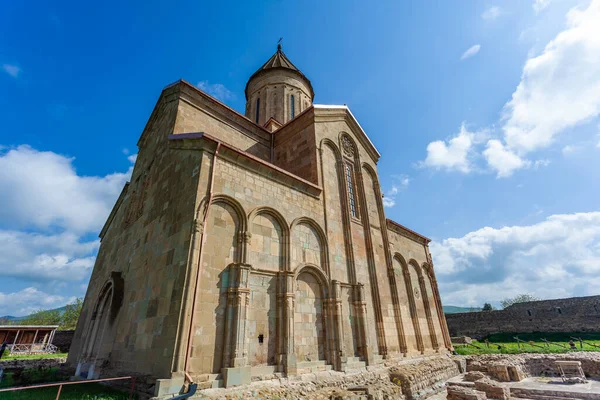 Starý Ortodoxní Kostel Vesnici Samtavisi Georgia Architektura — Stock fotografie