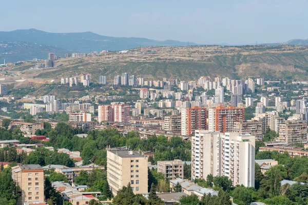 Wohngebäude Der Stadt Tiflis Stadtbild — Stockfoto