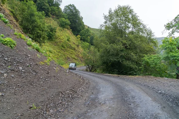 Belle Vue Sur Les Gorges Abano Tusheti Route Montagne Dangereuse — Photo