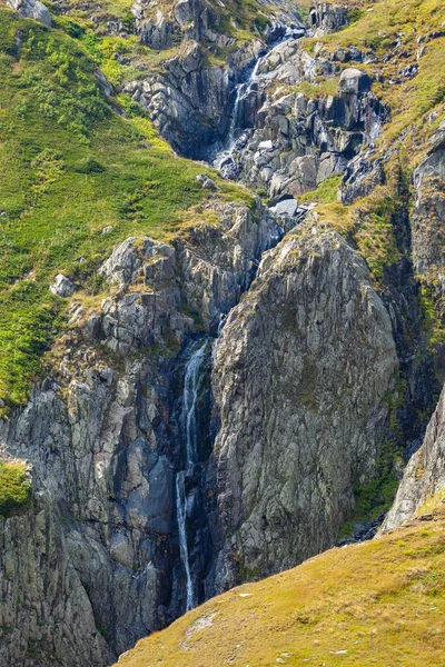 Побоювальний Вид Гірський Водоспад Тушеті Джорджія Природа — стокове фото