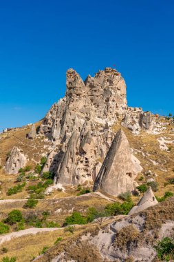 Kapadokya 'daki volkanik kaya oluşumları antik Hıristiyanların ikamet ettikleri yer. Seyahat
