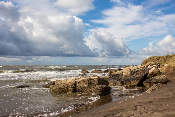 Costa del Mar Nero a Poti, Georgia — Foto Stock