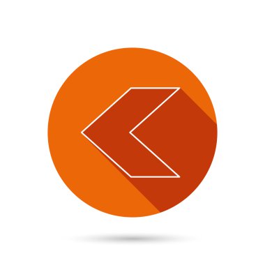 Geri ok simgesi. Önceki işaret.