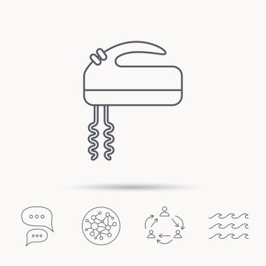 Blender simgesi. Mikser işareti.