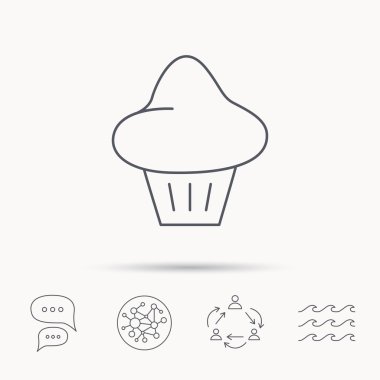 Börek simgesi. Ekmek topuz işareti.