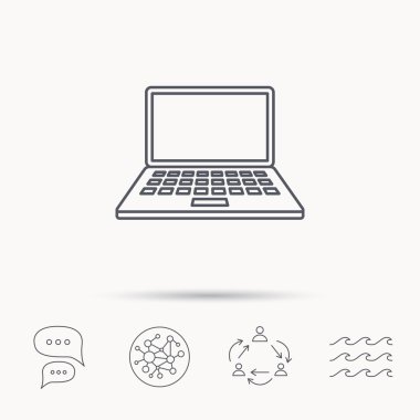 Not defteri simgesi. Mobil dizüstü işareti.