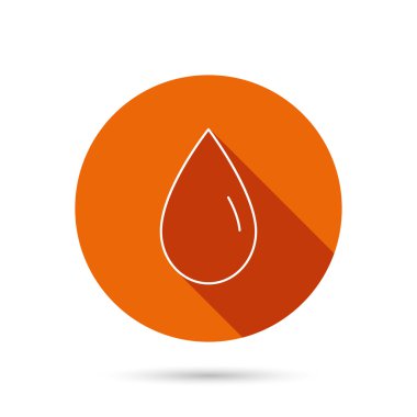 Su damla simgesi. Sıvı işareti.