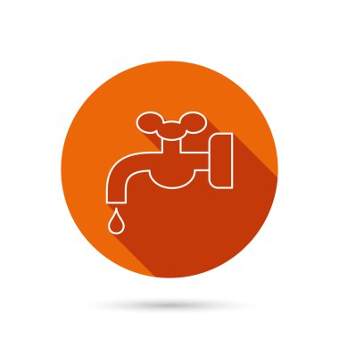 Su kaynağı simgesi. Damla işaretiyle vinç.