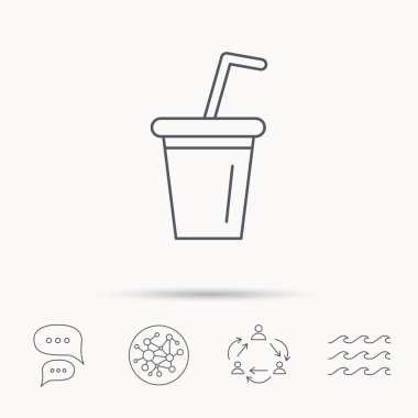 Meşrubat simgesi. Soda işareti.