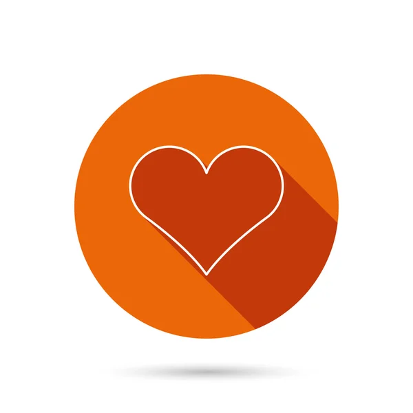 Heart icon. Love sign. — Stock Vector