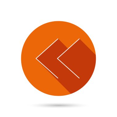 Geri ok simgesi. Önceki işaret.