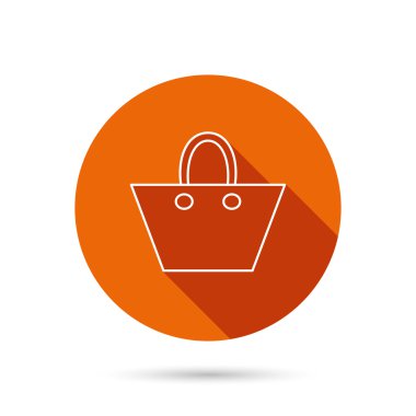 Bayanlar çanta simgesi. Elegance kadın Aksesuar.