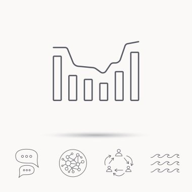 Dynamics simgesi. İstatistik grafik işareti.