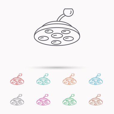 Cerrahi lamba simgesi. Cerrah ışık işareti.