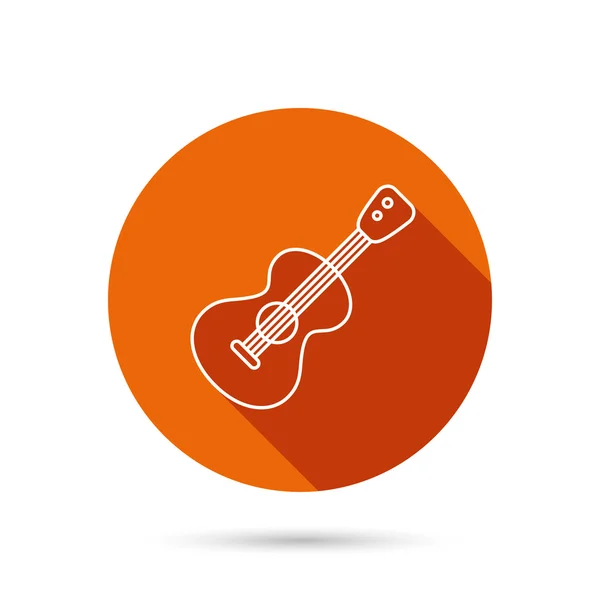 Guitar icon. Musical instrument sign. — Stock Vector
