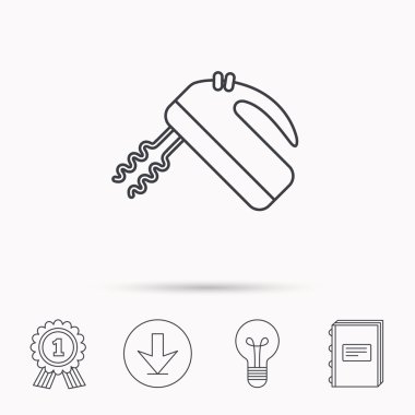 Blender simgesi. Mikser işareti.