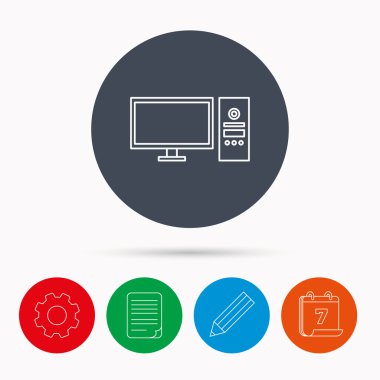 Bilgisayar Pc kutsal kişilerin resmi. Geniş ekran görüntü işareti.