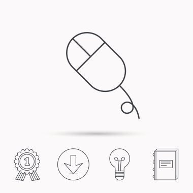 Bilgisayar fare simgesi. PC kontrol aygıtı işareti.