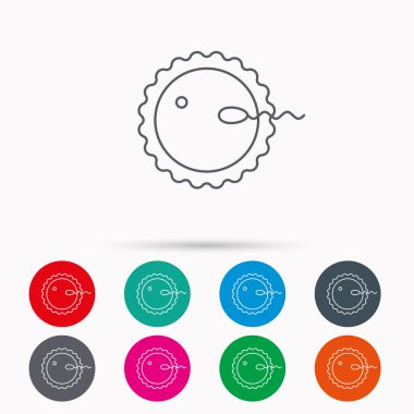 Fertilizasyon simgesi. Gebelik işareti.