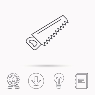 Simge gördüm. Marangozluk ekipman işareti.