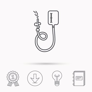 Counter simge bırakın. Tıbbi işlem işareti.