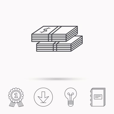 Para simgesi. Dolar para işareti.