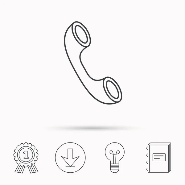 Icona del telefono. Indicativo di chiamata . — Vettoriale Stock