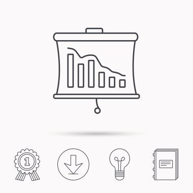 Hayatinizda simgesi. Sunu kurulu işareti.