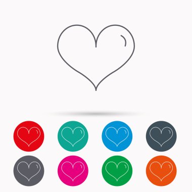 Kalp simgesi. Sevgi işareti.