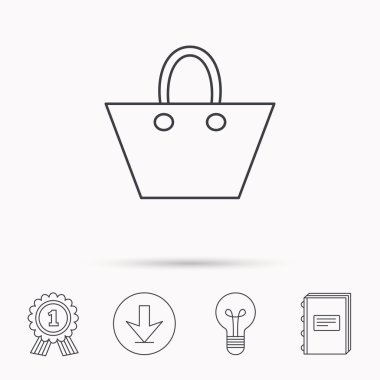 Bayanlar çanta simgesi. Elegance kadın Aksesuar.