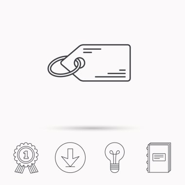 Fiyat etiketi simgesi. Etiket işareti indirim.