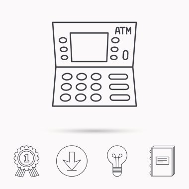 ATM simgesi. Otomatik Para Çekme işareti.