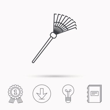 Komisyon simgesi. Bahçe ekipman işareti.