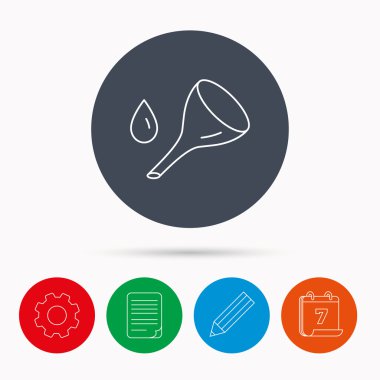 Petrol servis Simge Değiştir. Damla işaretiyle yakıt olabilir