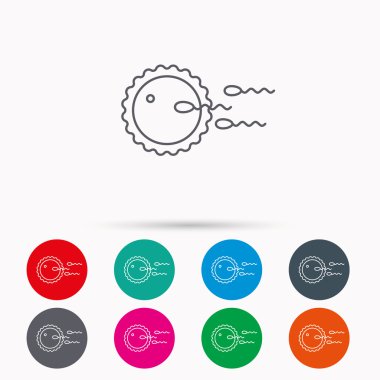 Aile planlaması simgesi. Fertilizasyon işareti.