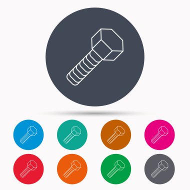 Vida simgesi. Cıvata işareti.