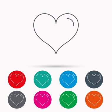 Aşk kalp simgesi. Yaşam sinyali.