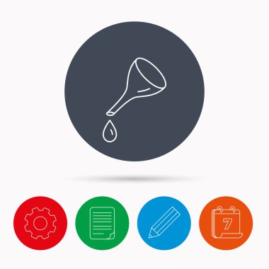 Petrol servis Simge Değiştir. Damla işaretiyle yakıt olabilir