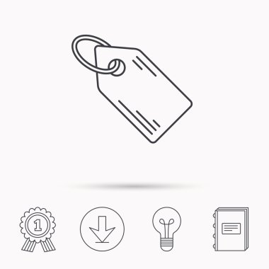 Fiyat etiketi simgesi. Etiket işareti indirim.