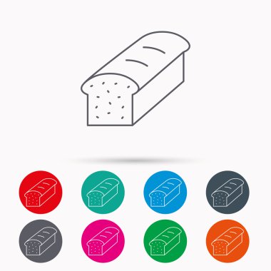 Tost simgesi. Dilimlenmiş ekmek işareti.