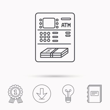 ATM simgesi. Otomatik Para Çekme işareti.